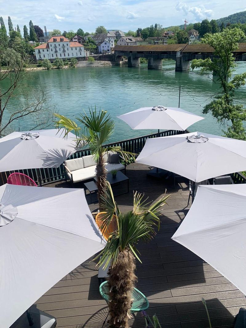 Hotel Goldener Knopf - Teras