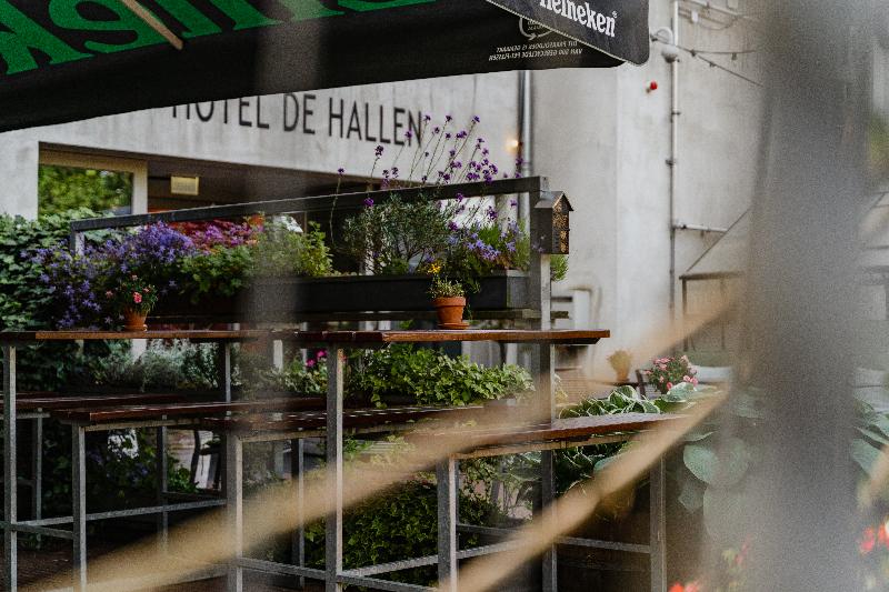 Hotel De Hallen - Teras