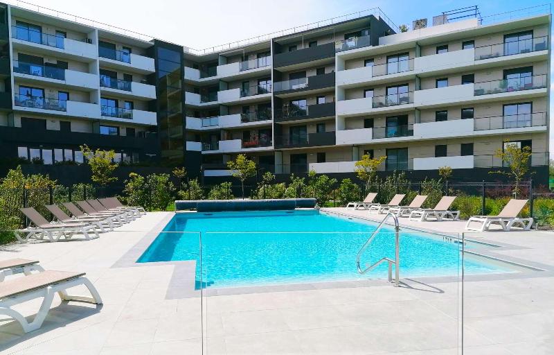 Appart-Hotel Mer & Golf City Bordeaux Bruges - Havuz