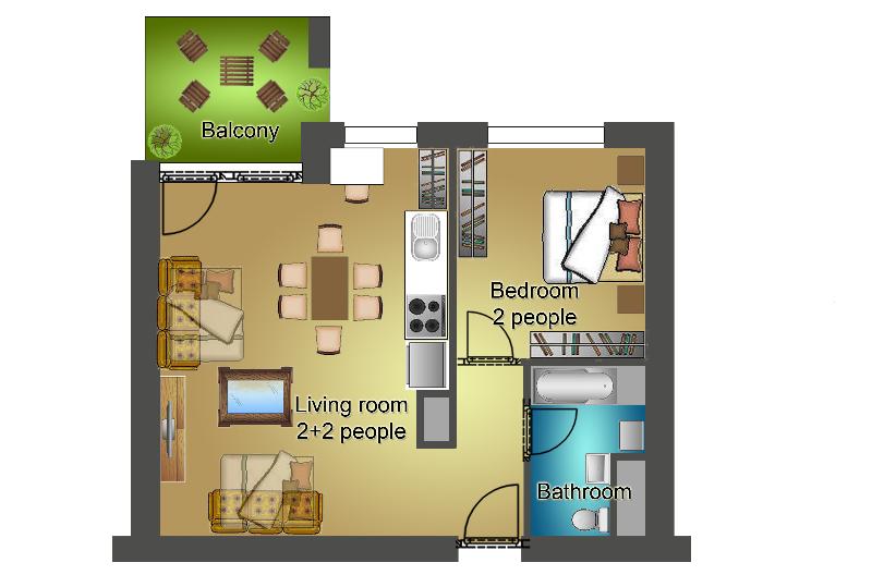Sun Resort Apartments - Oda