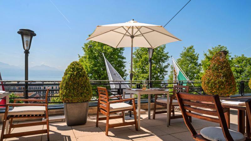 Hôtel de la Paix Lausanne - Teras