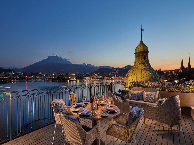 Mandarin Oriental Palace Luzern - Teras