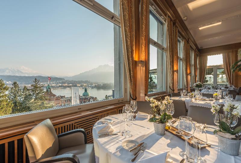 Art Deco Hotel Montana - Restoran