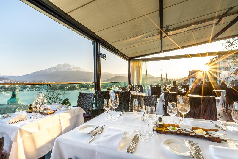 Art Deco Hotel Montana - Restoran
