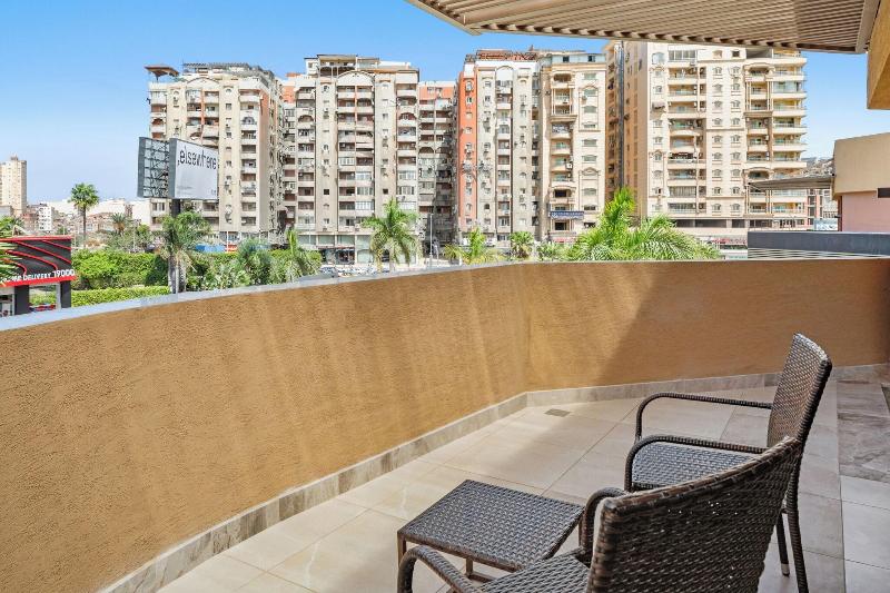 Hilton Alexandria Green Plaza - Teras