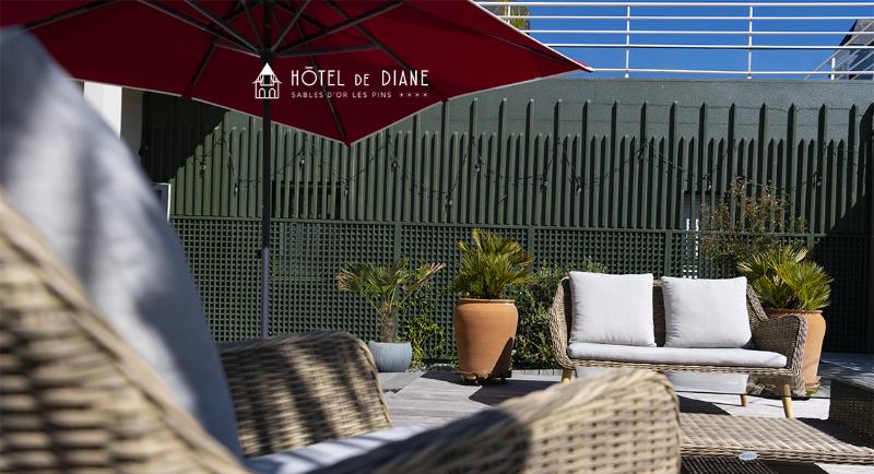 Hotel De Diane - Teras