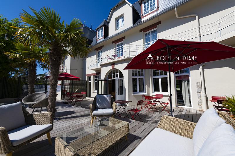 Hotel De Diane - Teras