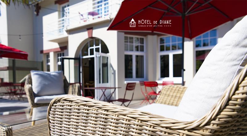 Hotel De Diane - Teras