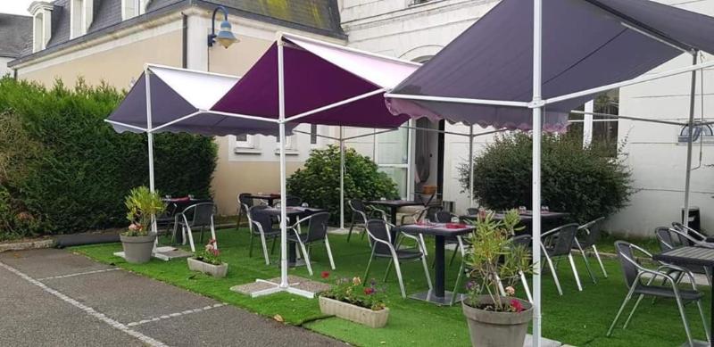 Logis Hotel le Vedaquais - Teras