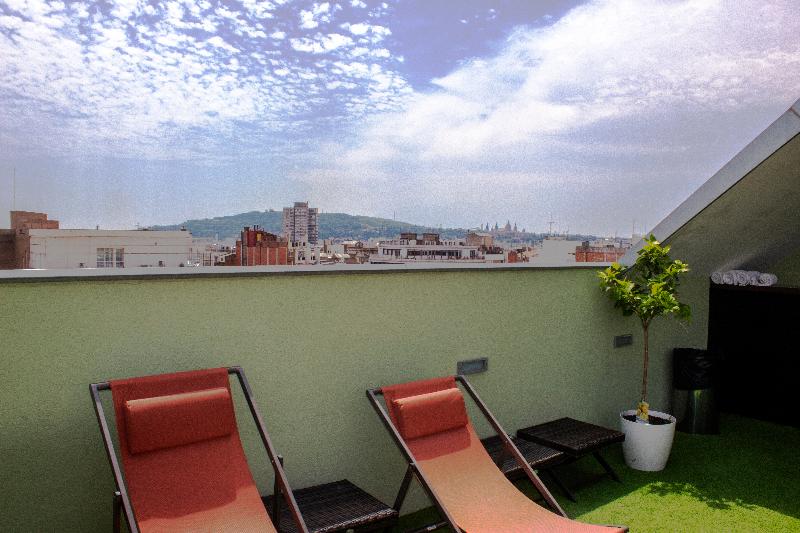1881 BARCELONA GRAN ROSELLON HOTEL - Teras