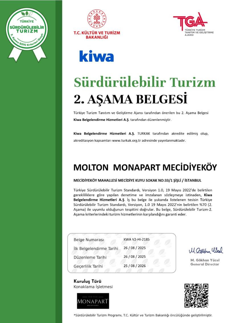 Molton Monapart Mecidiyekoy - Genel