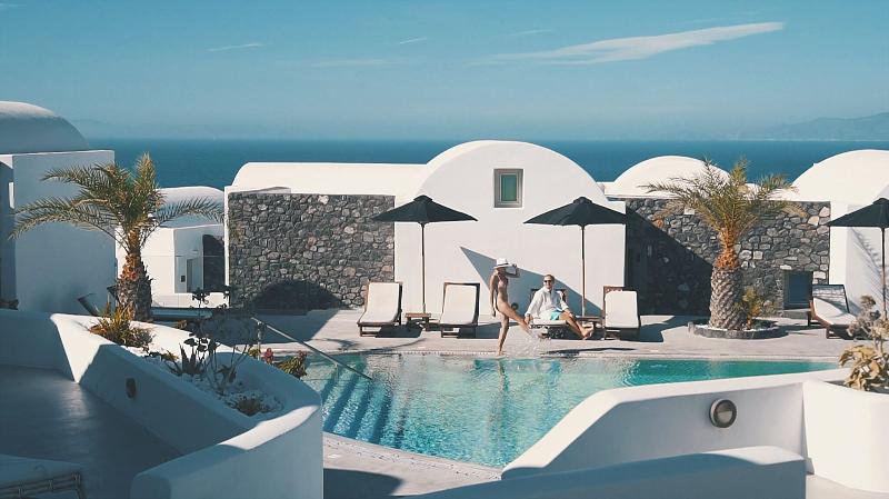 Santo Pure Oia Suites and Villas - Teras