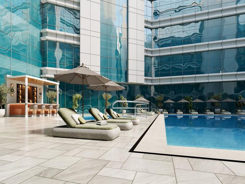 Marriott Hotel Production City Dubai - Havuz