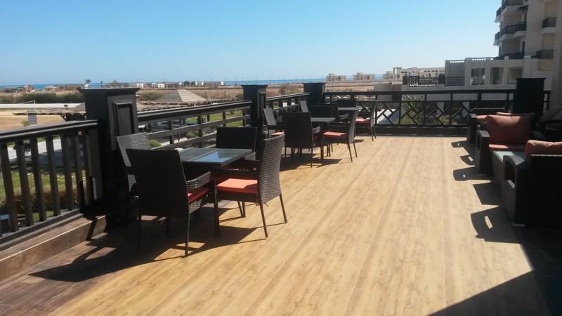Gravity Hotel Aqua Park Hurghada - Teras