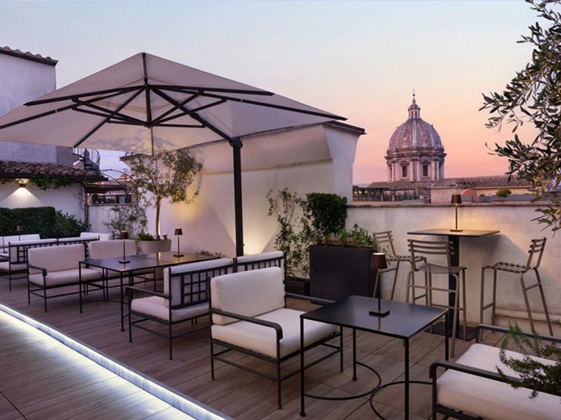 Terrace Pantheon Relais - Teras