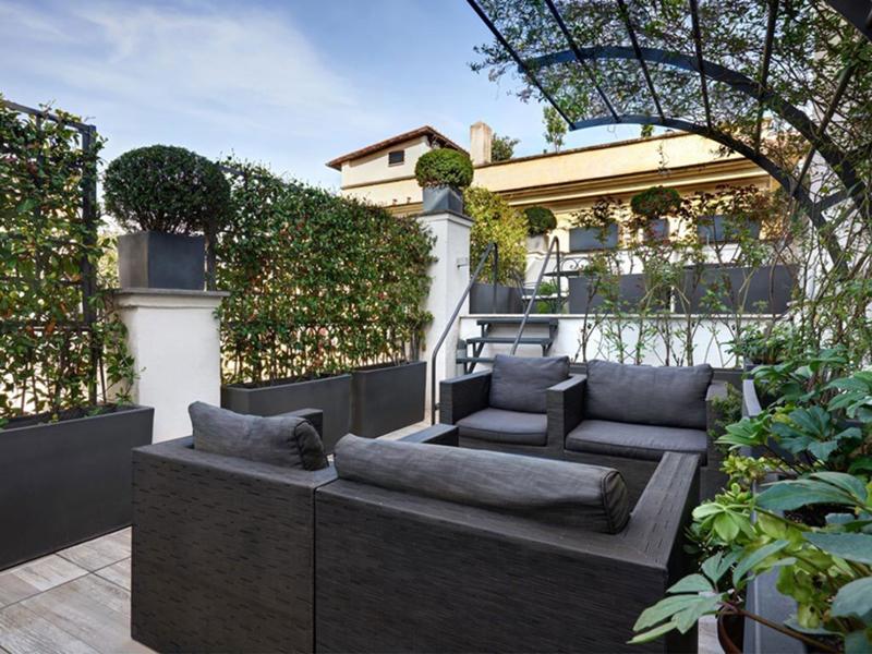Terrace Pantheon Relais - Teras