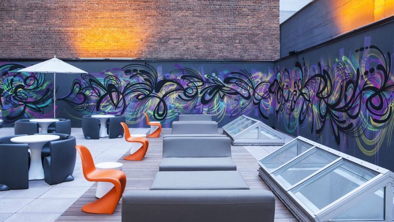 Aloft Long Island City-Manhattan View - Teras