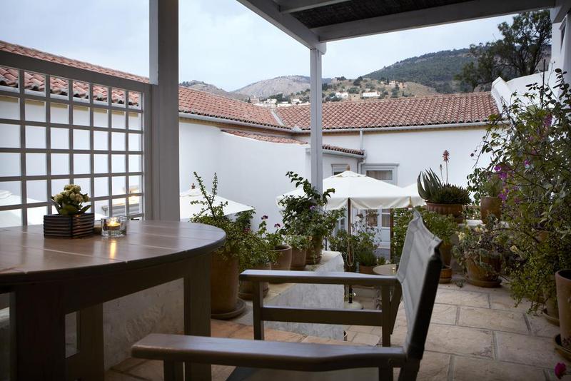 Hydra Hotel - Teras