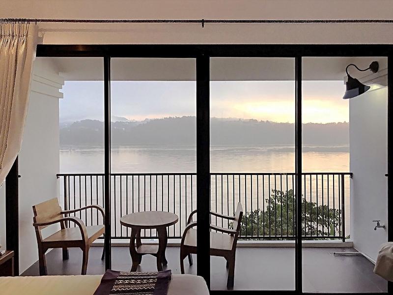 Fortune River View Chiang Khong - Teras