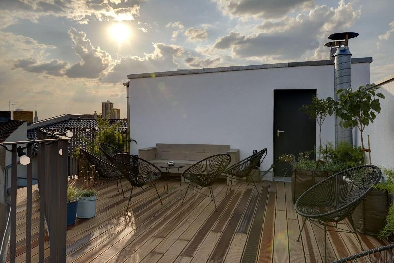 Berlin Gorki Apartments - Teras