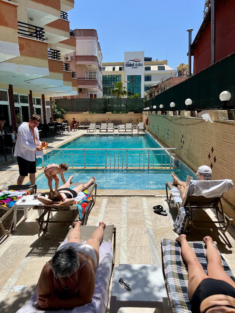 Kleopatra Sunlight Hotel - Teras