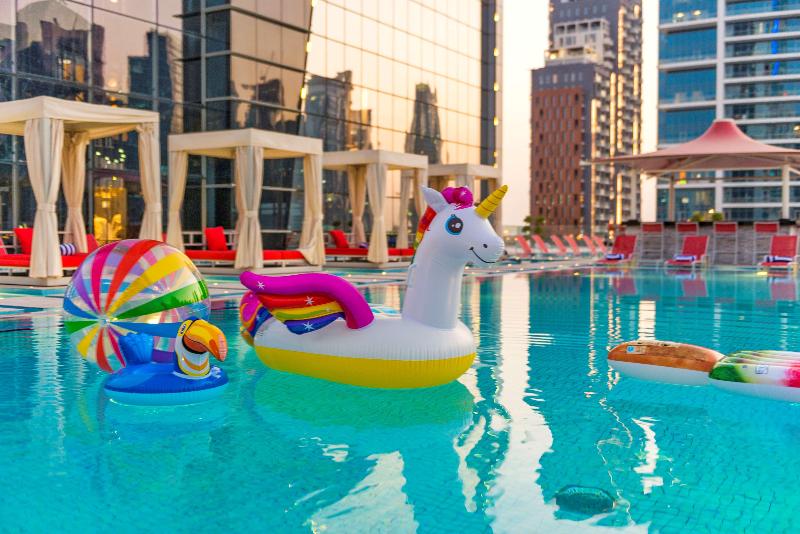 Canal Central Hotel Business Bay Dubai - Havuz