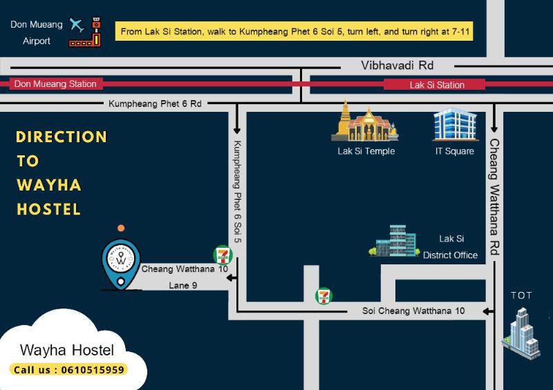 Wayha Hostel Don Mueang Airport - Genel