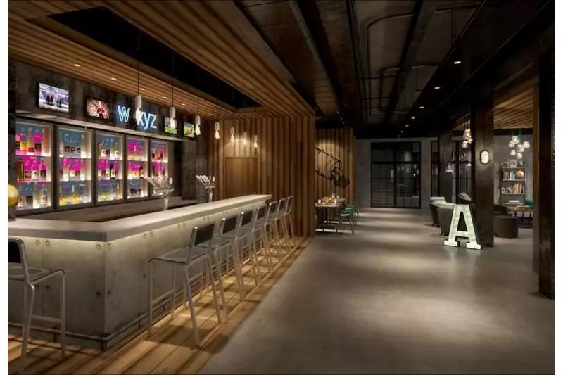 Aloft Aberdeen Teca - Bar