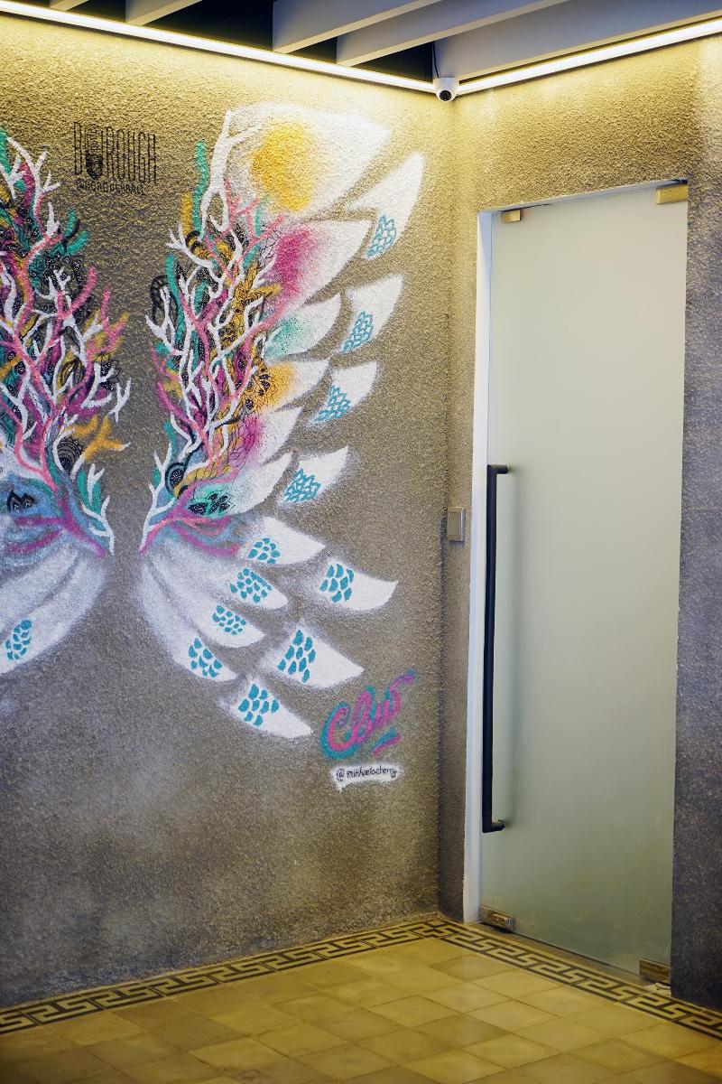 Borough Capsule Hostel Bali - Lobi