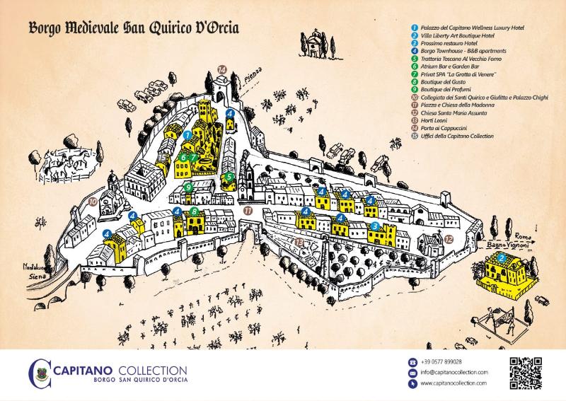B&B Borgo Medievale San Quirico d'Orcia - Genel
