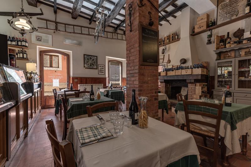 B&B Borgo Medievale San Quirico d'Orcia - Restoran