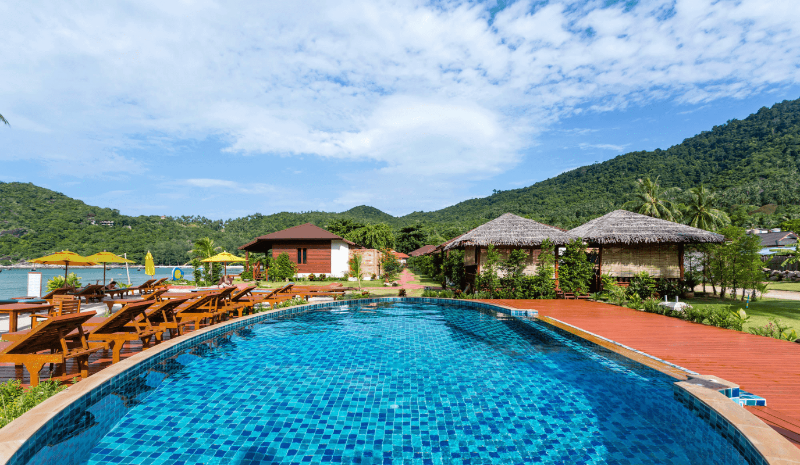 Pingchan Koh Phangan Beachfront Resort - Plaj