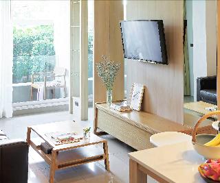Balcony Seaside Sriracha Hotel Serviced Apartments fotoÄŸrafÄ±