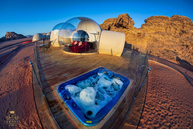 Bubble Luxotel Wadi Rum - Teras