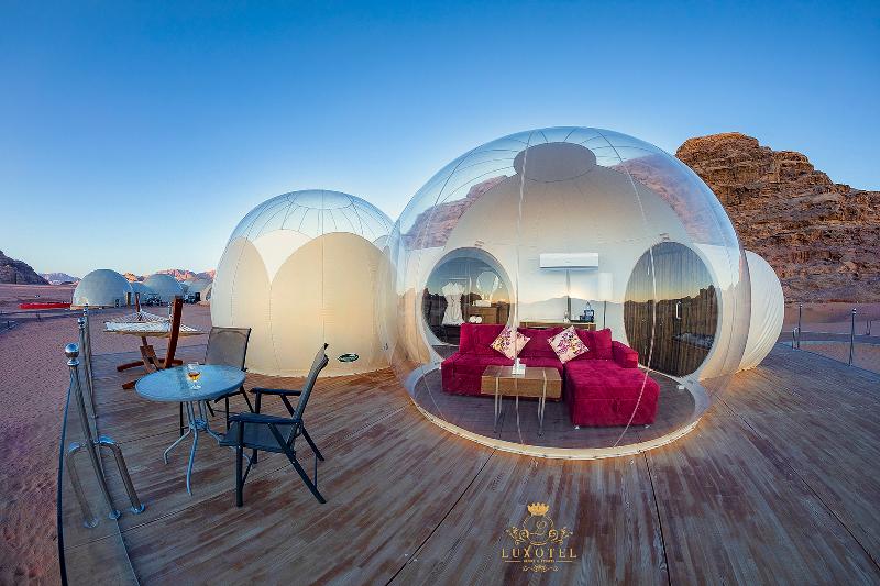 Bubble Luxotel Wadi Rum - Teras