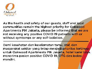 Oakwood PIK Jakarta fotoÄŸrafÄ±