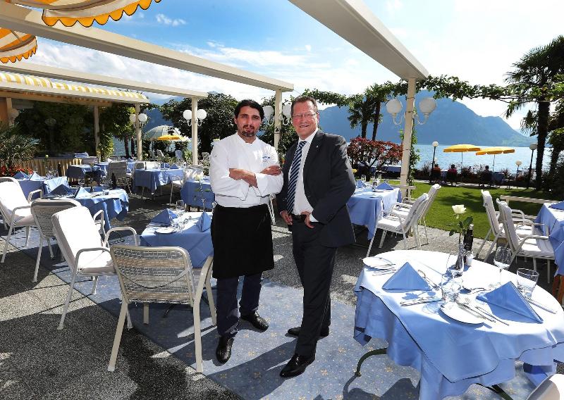 Romantik Hotel Beau - Rivage Weggis - Teras