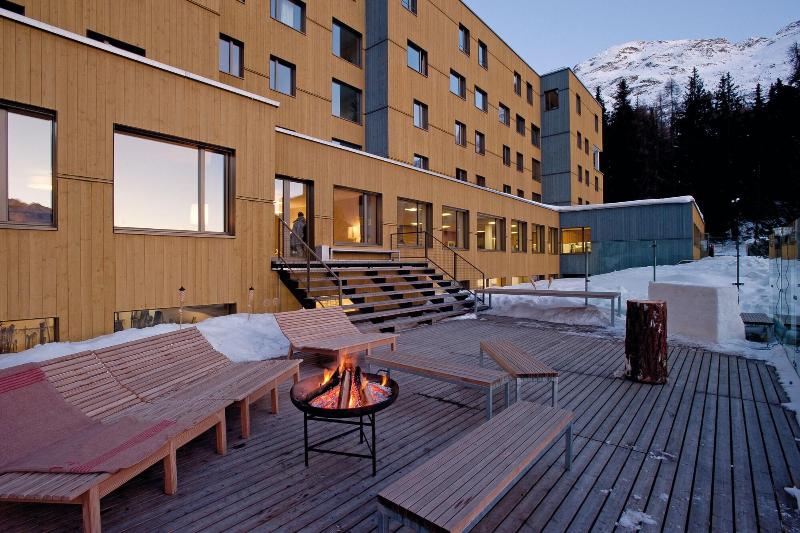 Youth Hostel St. Moritz - Teras