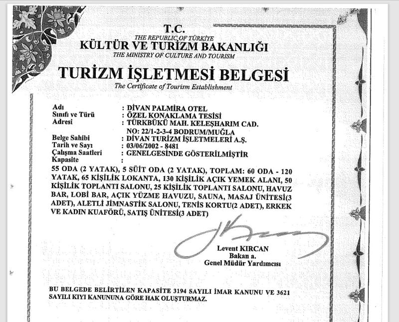 Divan Bodrum - Genel