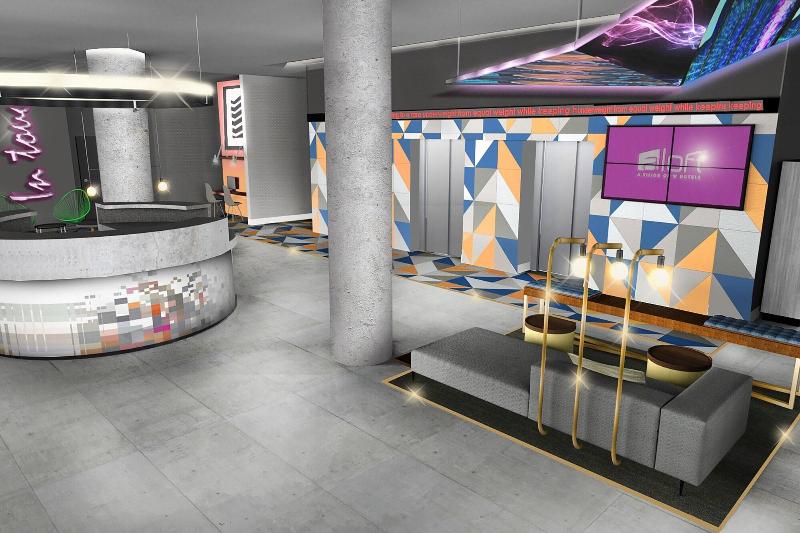Aloft Birmingham Eastside - Lobi