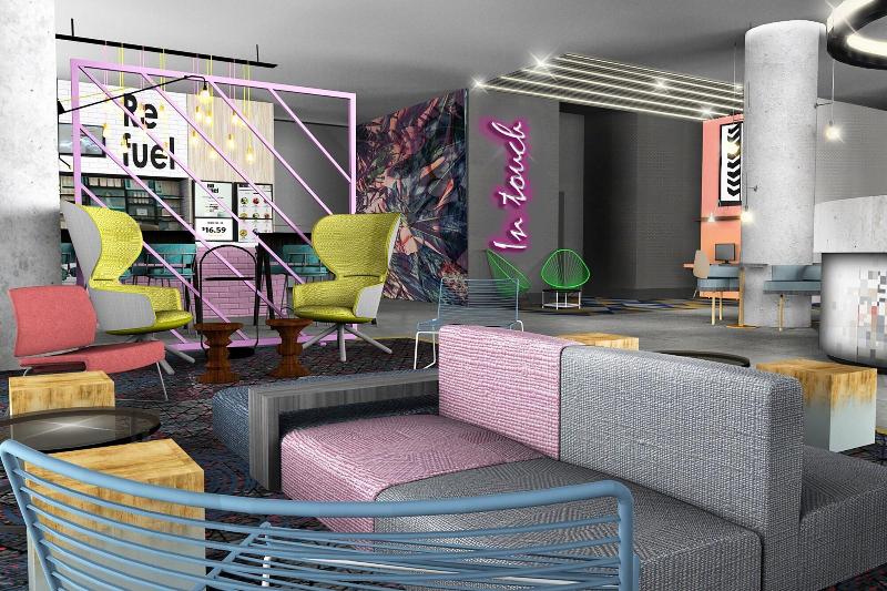 Aloft Birmingham Eastside - Lobi