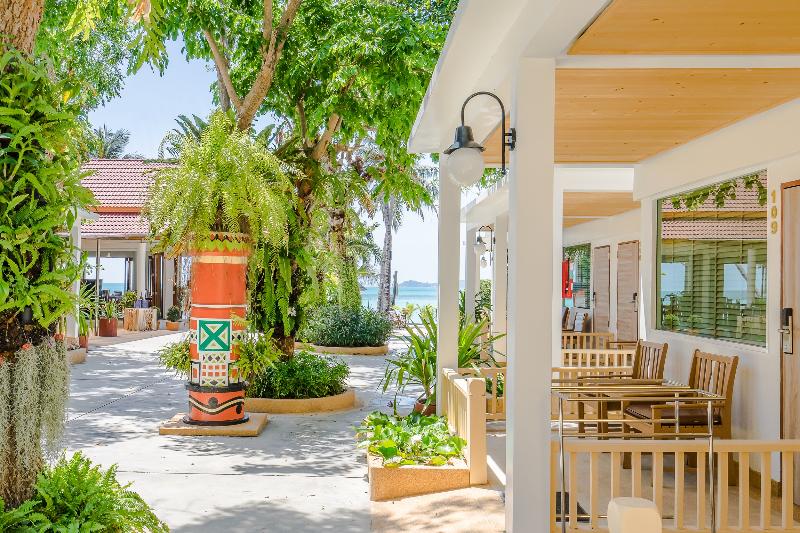 Chaba Cabana Beach Resort - Teras