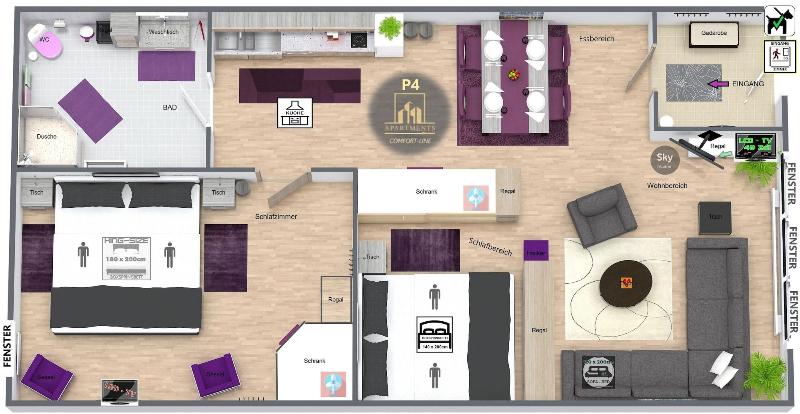 Hotel Garni 4U - Oda