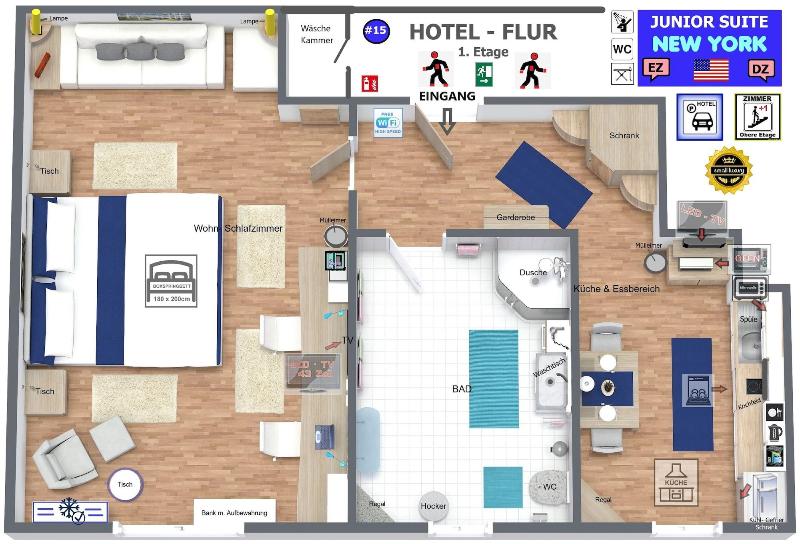 Hotel Garni 4U - Oda