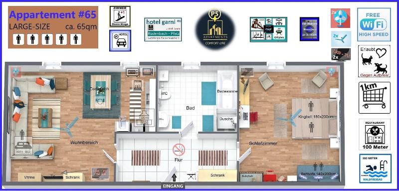 Hotel Garni 4U - Oda