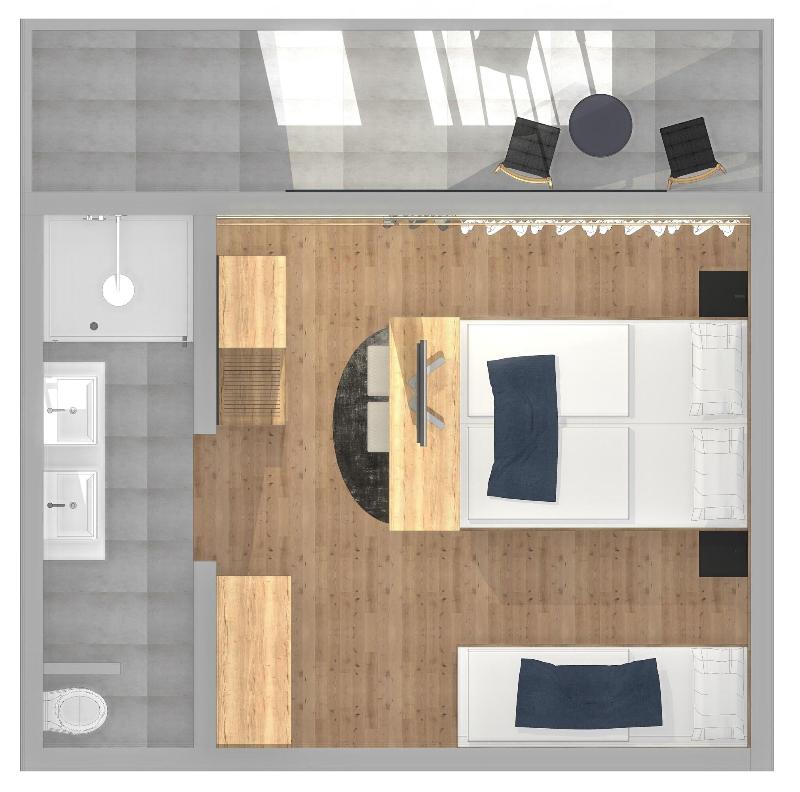 Sonne – Hotel am Campus Dornbirn - Oda