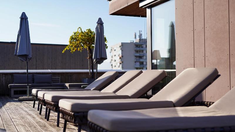 Sonne – Hotel am Campus Dornbirn - Teras