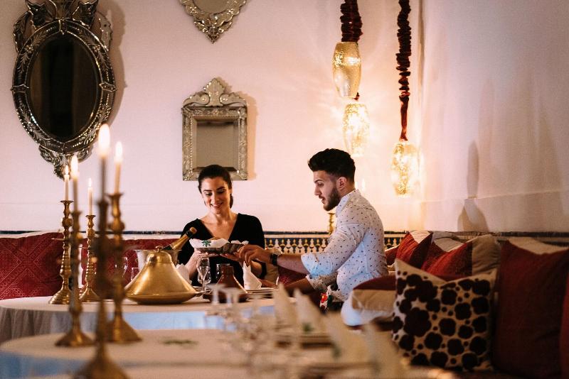 La Maison Bleue Batha - Restoran