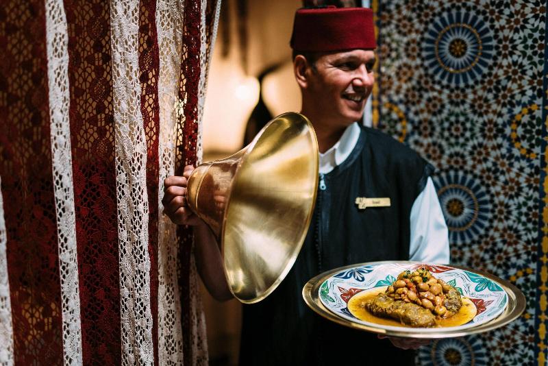 La Maison Bleue Batha - Restoran
