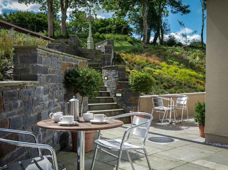Y Talbot Tregaron - Teras